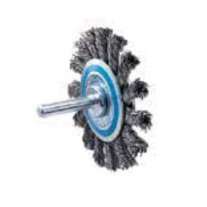 Mounted Wire Wheel Brushes Walter 13C180 Stainless Steel Mounted Wheel Brush with knot-twisted wires (2-3/4 Inch x 3/8 Inch)