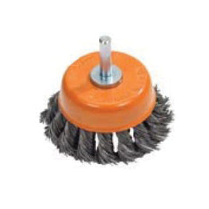 Mounted Cup Wire Brushes Walter 13C370 Monted Wheel Cup Brush with knot-twisted wires (3 Inch x 1/2 Inch)