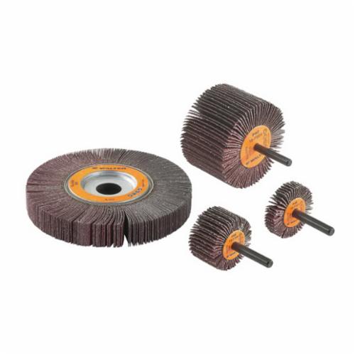 Shank Mount Wheels Walter 15F708 3 Inch x 1 Inch x 1/4 Inch 80 Grit Aluminum Oxide Shank Mounted Flap Wheel