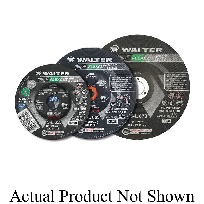 Grinding Wheels Walter 15L843 4-1/2 Inch Gr 36 Flexcut / Mill Scale