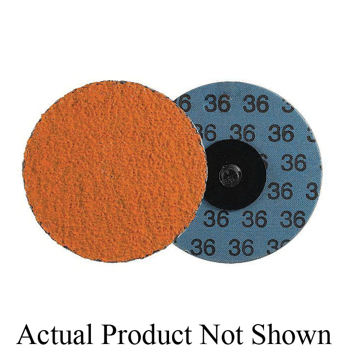 Type R Discs Walter 04C206 2 Inch Quickchange Twist Type R Disc 60 Grit Ceramic Alumina