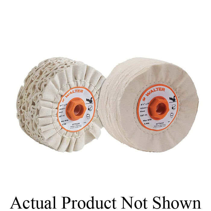 Drums Walter 07T427 4-3/4X2X5/8 Inch Soft Buffing Drum