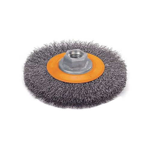 Crimped Wire Wheel Brushes Walter 13J454 Steel Crimped wire wheel brush (4-1/2 Inch x 5/8 Inch)