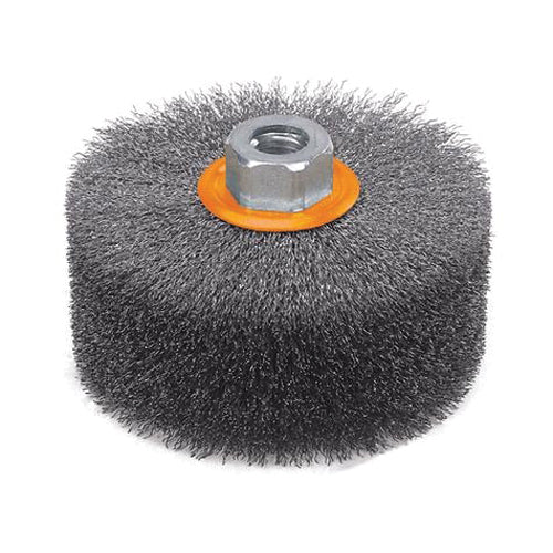 Linear Crimped Wire Brushes Walter 13M464 Stainless Steel Linear crimped wire brush (4-1/2 Inch x 2 Inch x 5/8 Inch - 11)