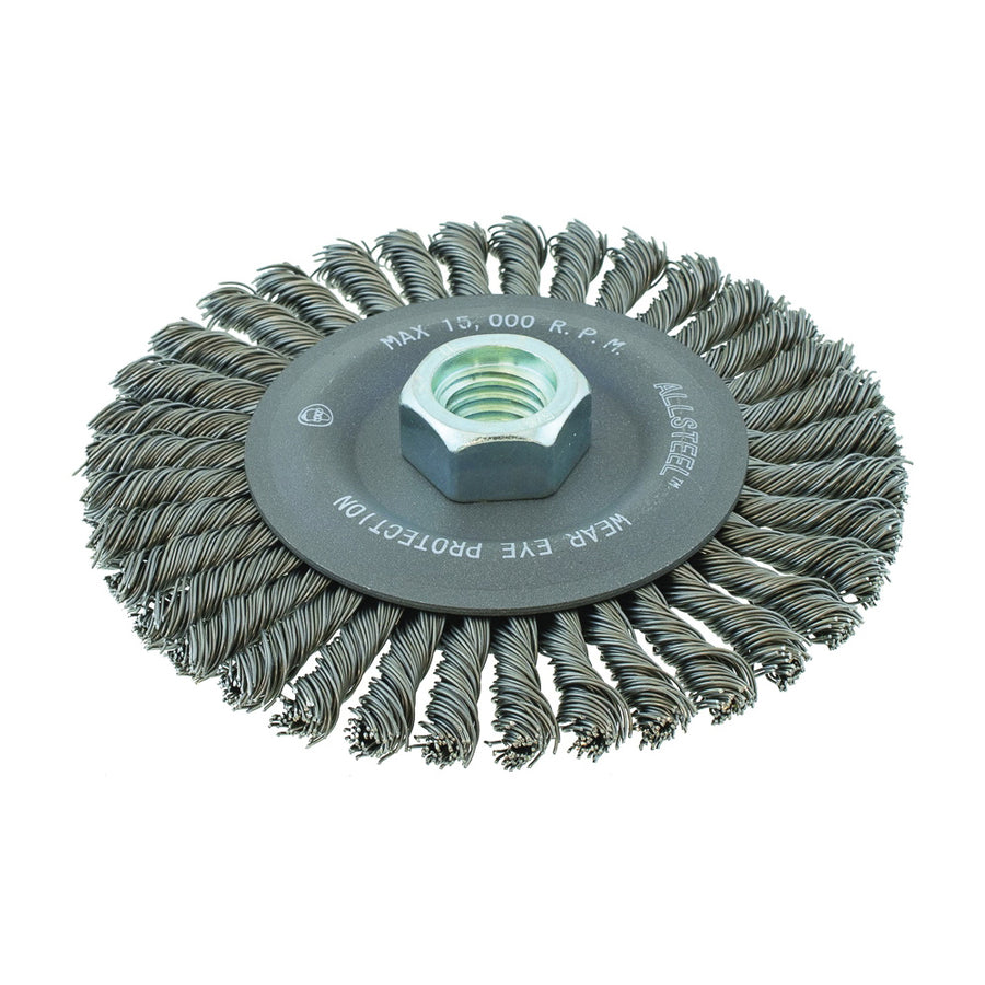 Walter 13W461 Allsteel 4.5X3/16 Inch Stringer Whl Brush