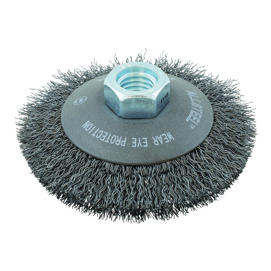 Walter 13W531 Allsteel 5X5/8 Inch Crimped Saucer Brush