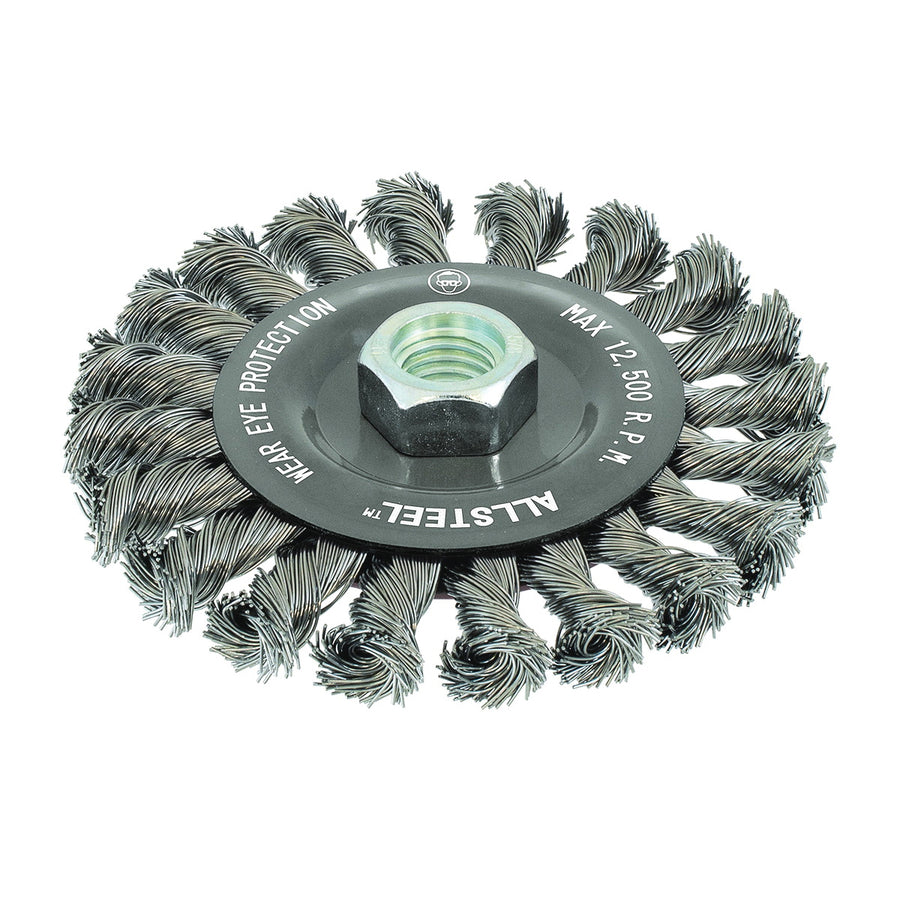 Walter 13W651 Allsteel 6X3/8X5/8-11 Knot Whl Brush
