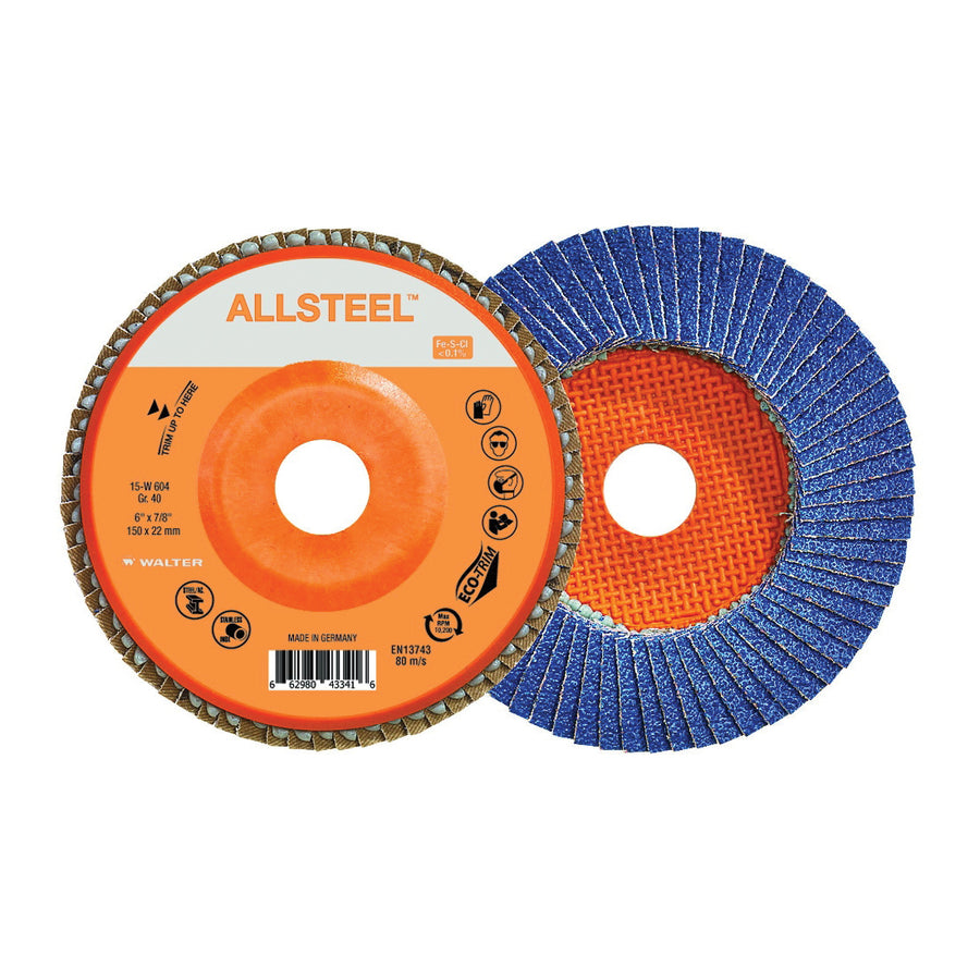 Walter 15W604 6 InchX7/8 Gr40 Allsteel