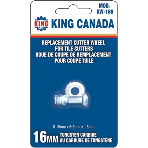Replacement Parts King Canada KW-160 Cutter Wheel 16mm Replacement Fits Kc-16Tc/Kc-24Tc